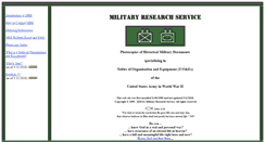 Desktop Screenshot of militaryresearch.org